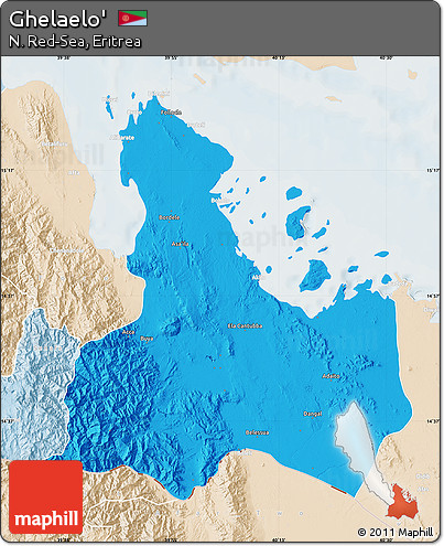 Political Map of Ghelaelo', lighten