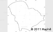 Blank Simple Map of Ghida'e, cropped outside, no labels