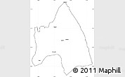Blank Simple Map of Karora, cropped outside