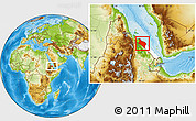 Physical Location Map of Areta', highlighted parent region