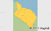 Savanna Style Simple Map of Areta'