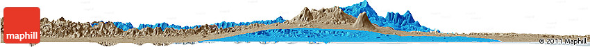 Political Horizon Map of Central So. Red-Sea, semi-desaturated