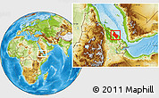 Physical Location Map of Central So. Red-Sea