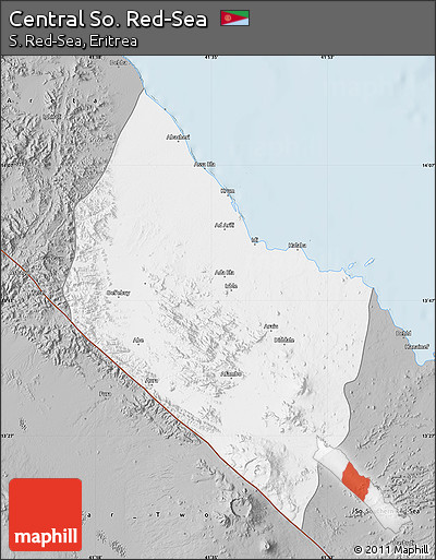Gray Map of Central So. Red-Sea