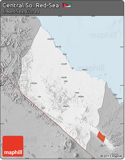Gray Map of Central So. Red-Sea
