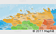 Political Shades 3D Map of Harju