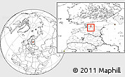 Blank Location Map of Aegviidu, highlighted parent region