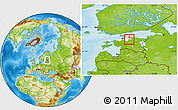 Physical Location Map of Aegviidu, highlighted parent region