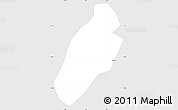 Silver Style Simple Map of Kallavere