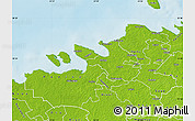 Physical Map of Keila