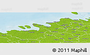 Physical Panoramic Map of Keila