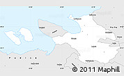 Silver Style Simple Map of Keila