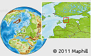 Physical Location Map of Kernu