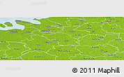 Physical Panoramic Map of Kernu