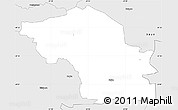 Silver Style Simple Map of Kernu
