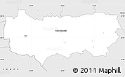 Silver Style Simple Map of Kose