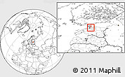 Blank Location Map of Maardu, highlighted parent region