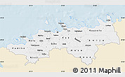 Classic Style Map of Harju, single color outside