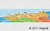 Political Shades Panoramic Map of Harju