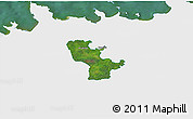 Satellite 3D Map of Raasiku, single color outside