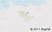 Shaded Relief 3D Map of Raasiku, single color outside