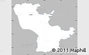 Gray Simple Map of Raasiku, single color outside