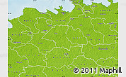 Physical Map of Saku