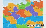 Political Map of Saku