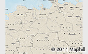 Shaded Relief Map of Saku