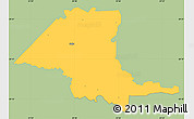 Savanna Style Simple Map of Saku, single color outside