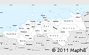 Silver Style Simple Map of Harju