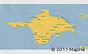 Savanna Style 3D Map of Hiiu