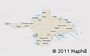 Shaded Relief 3D Map of Hiiu, cropped outside