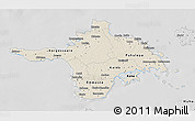 Shaded Relief 3D Map of Hiiu, desaturated