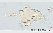 Shaded Relief 3D Map of Hiiu, semi-desaturated