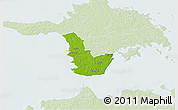 Physical 3D Map of Emmaste, lighten
