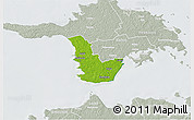 Physical 3D Map of Emmaste, lighten, semi-desaturated