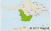 Physical 3D Map of Emmaste, shaded relief outside