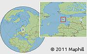 Savanna Style Location Map of Emmaste, highlighted parent region