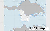 Gray Map of Emmaste, single color outside