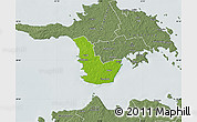 Physical Map of Emmaste, semi-desaturated