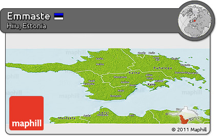 Physical Panoramic Map of Emmaste