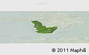 Satellite Panoramic Map of Emmaste, lighten