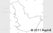Blank Simple Map of Emmaste, cropped outside, no labels