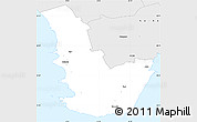 Silver Style Simple Map of Emmaste