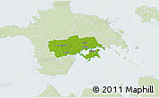 Physical 3D Map of Käina, lighten