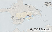 Shaded Relief 3D Map of Käina, semi-desaturated