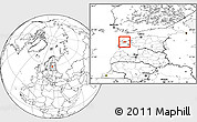 Blank Location Map of Käina, within the entire country