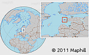 Gray Location Map of Käina