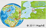 Physical Location Map of Käina, highlighted parent region